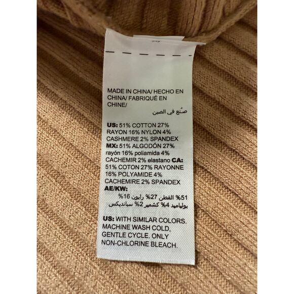 Chicos Zenergy Cowl Neck Shirt Brown Large/Chicos 2 - Picture 9 of 9